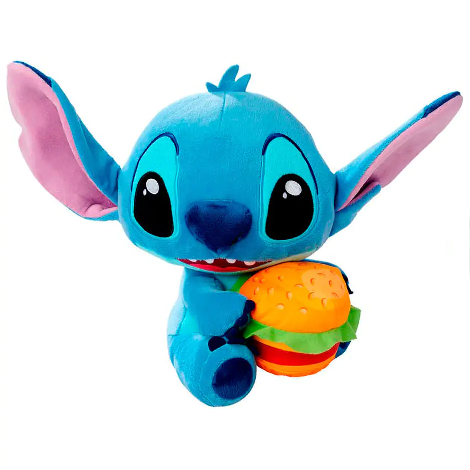 Lilo & Stitch Pluszowa Figurka Stitch z Burgerem 25 cm zdjęcie produktu