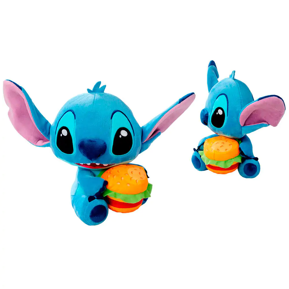 Lilo & Stitch Pluszowa Figurka Stitch z Burgerem 25 cm zdjęcie produktu