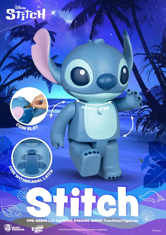 Lilo & Stitch Syaing Bang Vinyl Bank Stitch 30 cm zdjęcie produktu