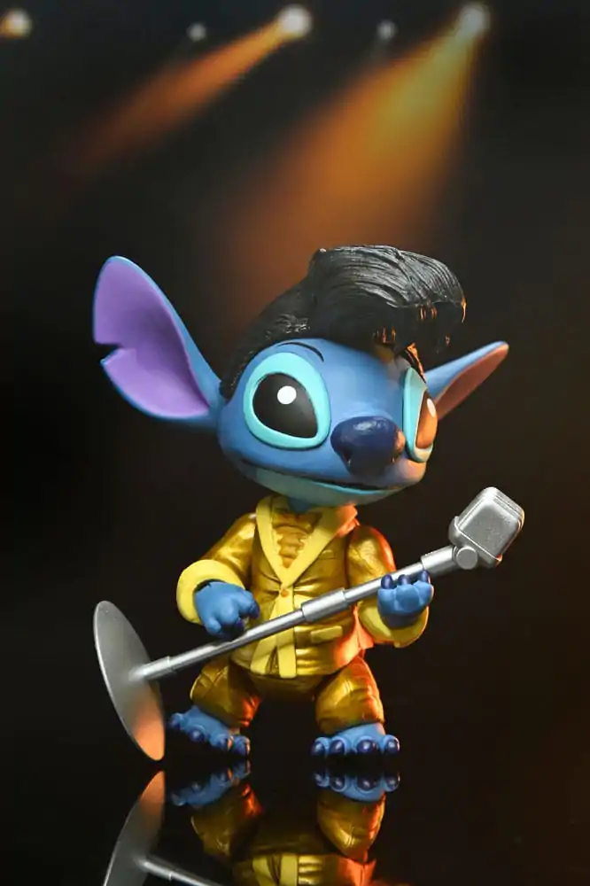 Lilo & Stitch Figurka Akcji Ultimate Gold Suit Elvis Stitch 7 cm zdjęcie produktu