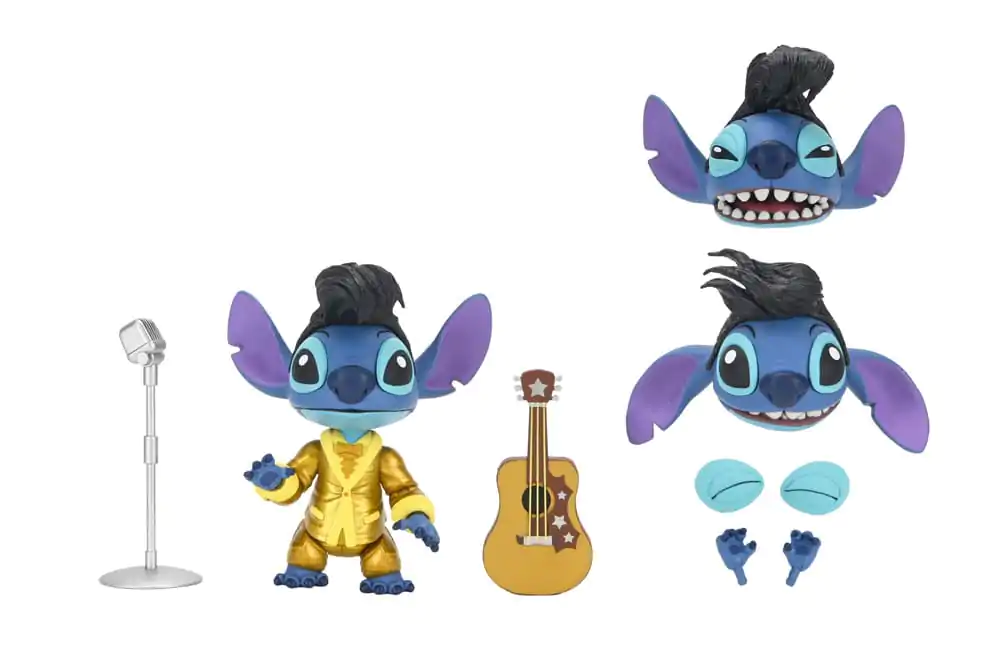 Lilo & Stitch Figurka Akcji Ultimate Gold Suit Elvis Stitch 7 cm zdjęcie produktu