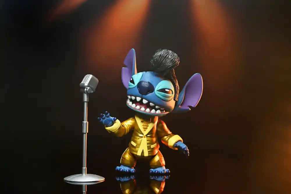 Lilo & Stitch Figurka Akcji Ultimate Gold Suit Elvis Stitch 7 cm zdjęcie produktu