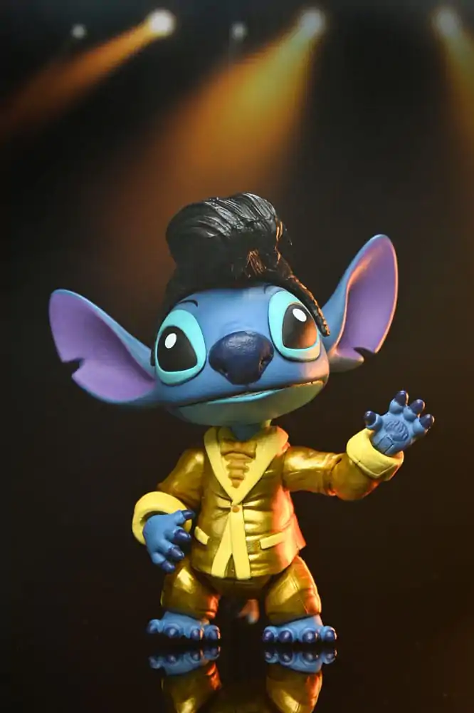 Lilo & Stitch Figurka Akcji Ultimate Gold Suit Elvis Stitch 7 cm zdjęcie produktu