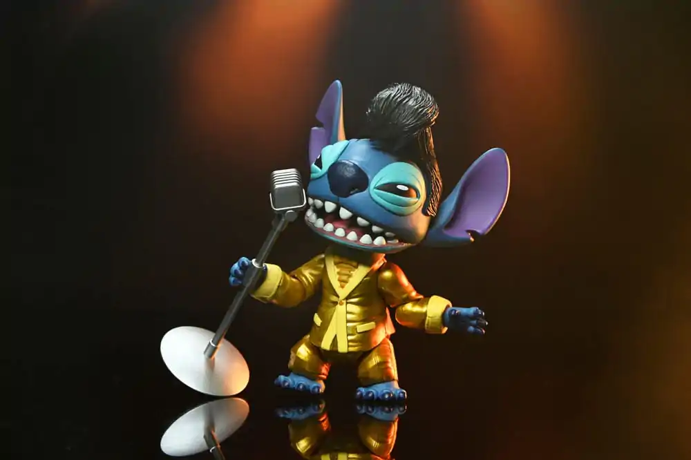 Lilo & Stitch Figurka Akcji Ultimate Gold Suit Elvis Stitch 7 cm zdjęcie produktu