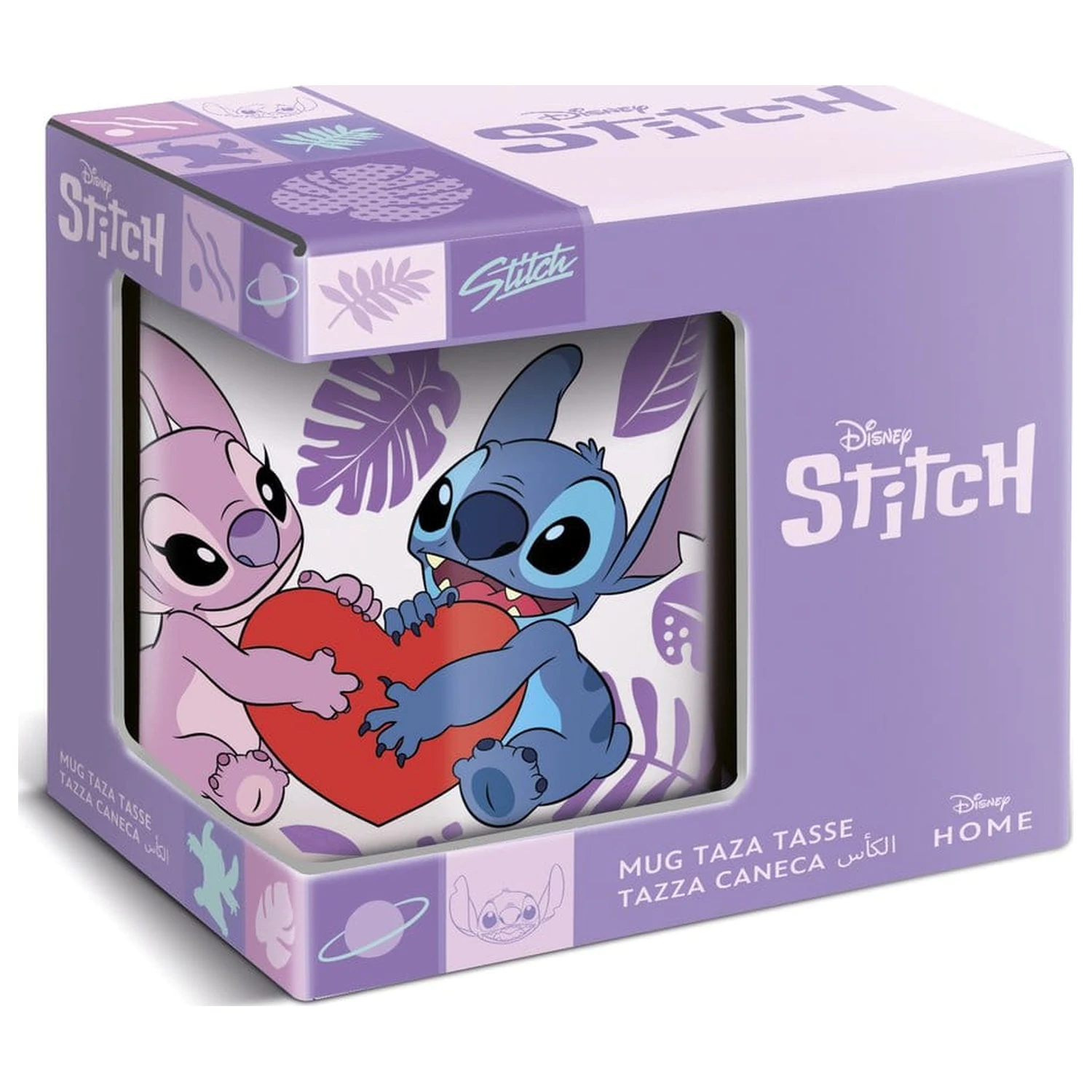 Lilo & Stitch Kubek Angel & Stitch Heart 325 ml zdjęcie produktu