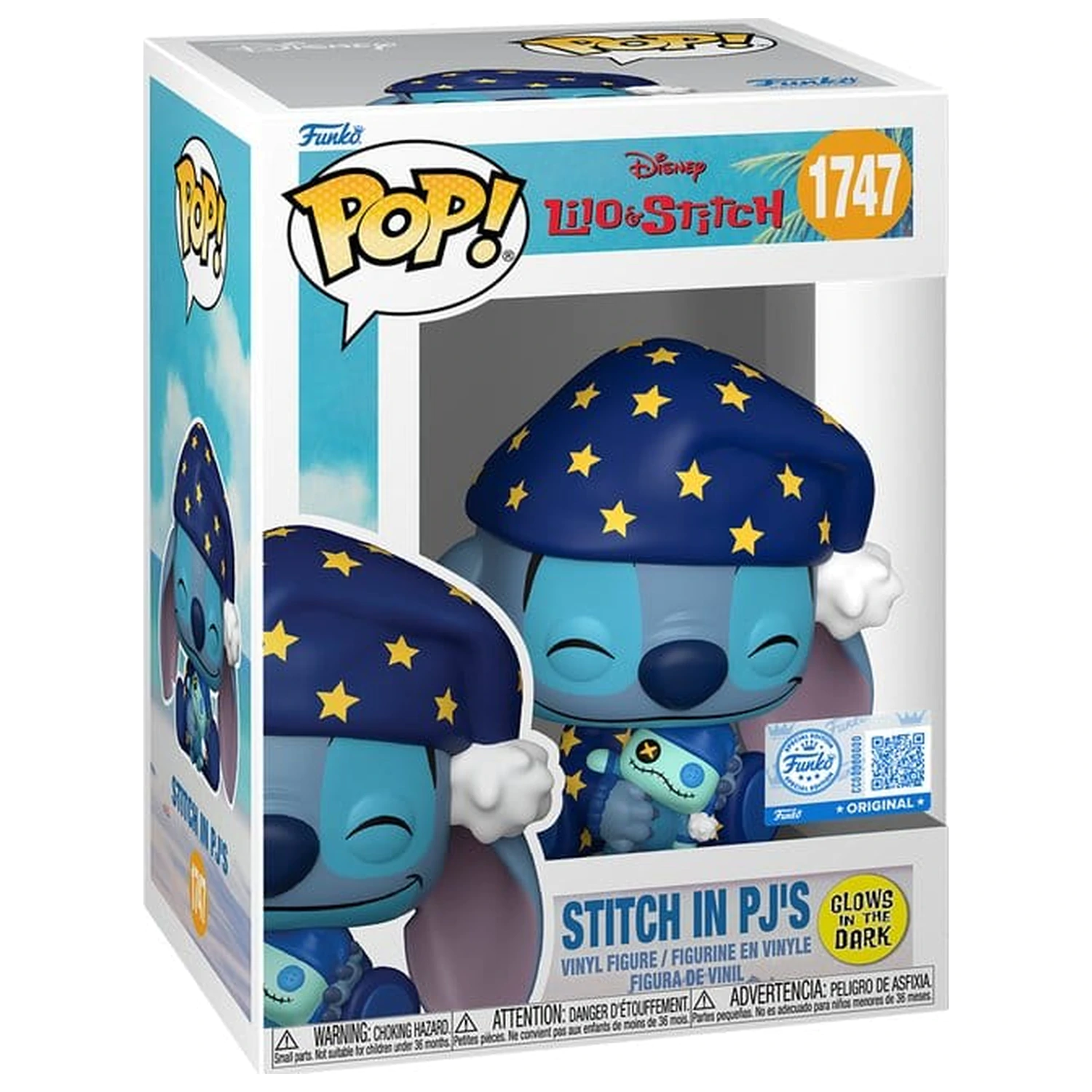 Lilo & Stitch Funko POP! Vinyl Figure Stitch Starry PJs (GW) 9 cm zdjęcie produktu