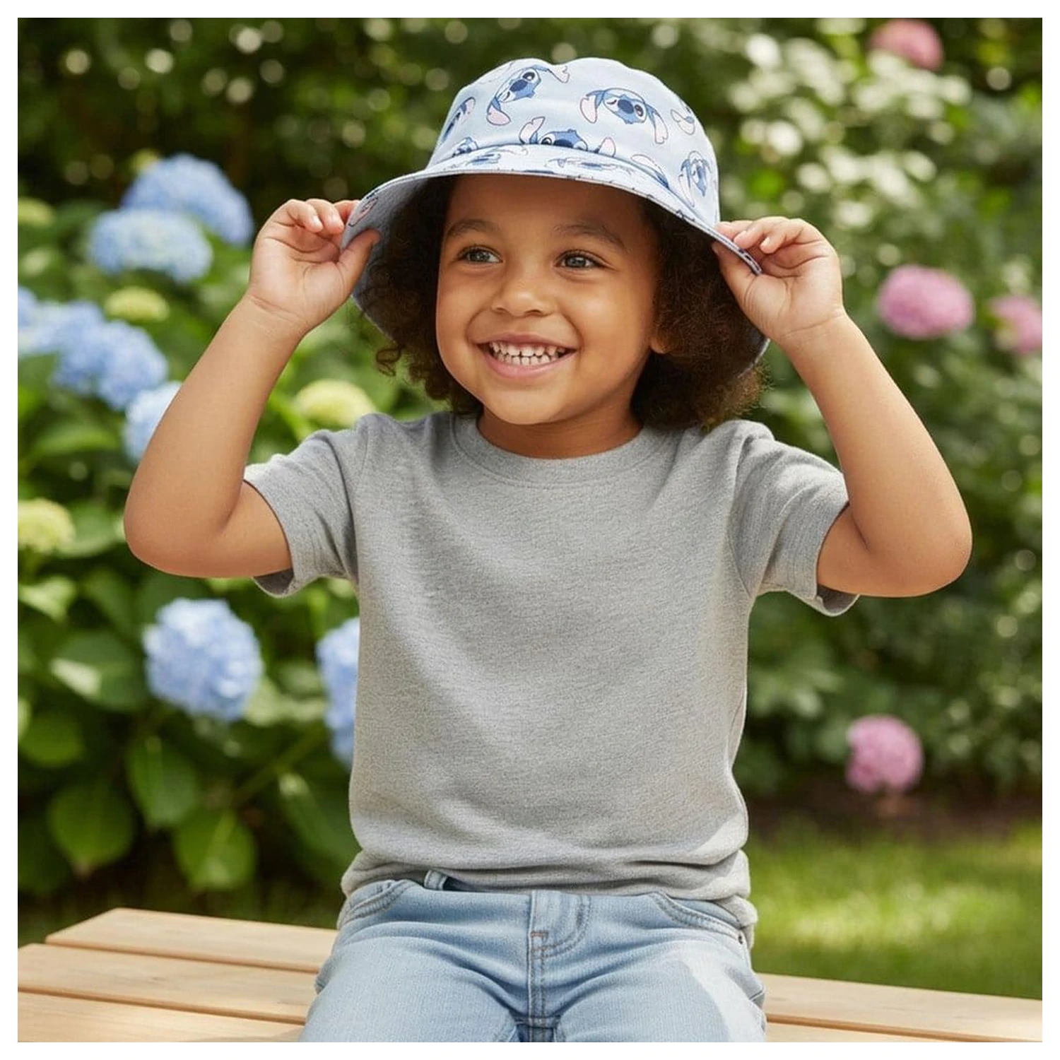 Lilo & Stitch Kapelusz typu Bucket Hat Stitch B 52 cm zdjęcie produktu