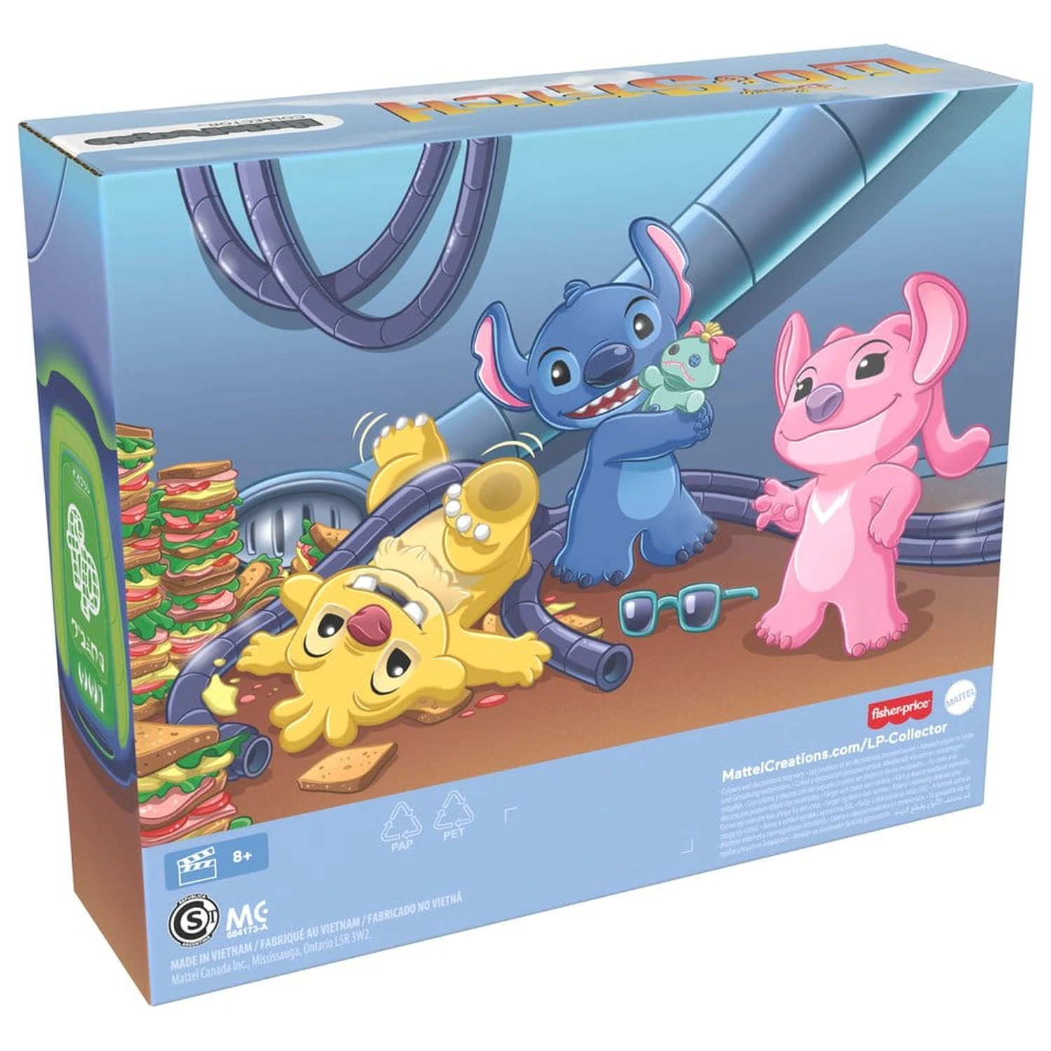 Lilo & Stitch Little People Collector Zestaw 3 mini figurek Stitch & The Cousins 7 cm zdjęcie produktu