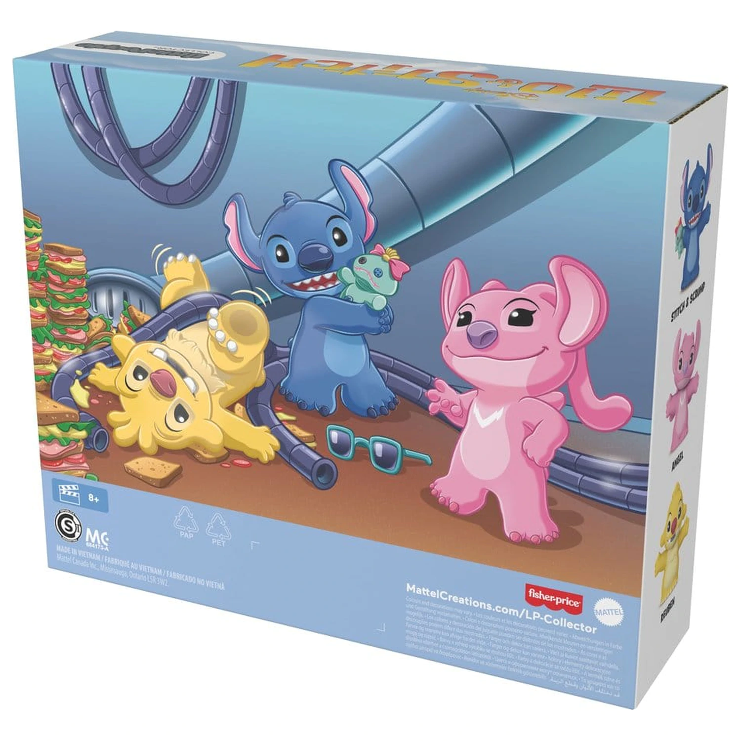 Lilo & Stitch Little People Collector Zestaw 3 mini figurek Stitch & The Cousins 7 cm zdjęcie produktu