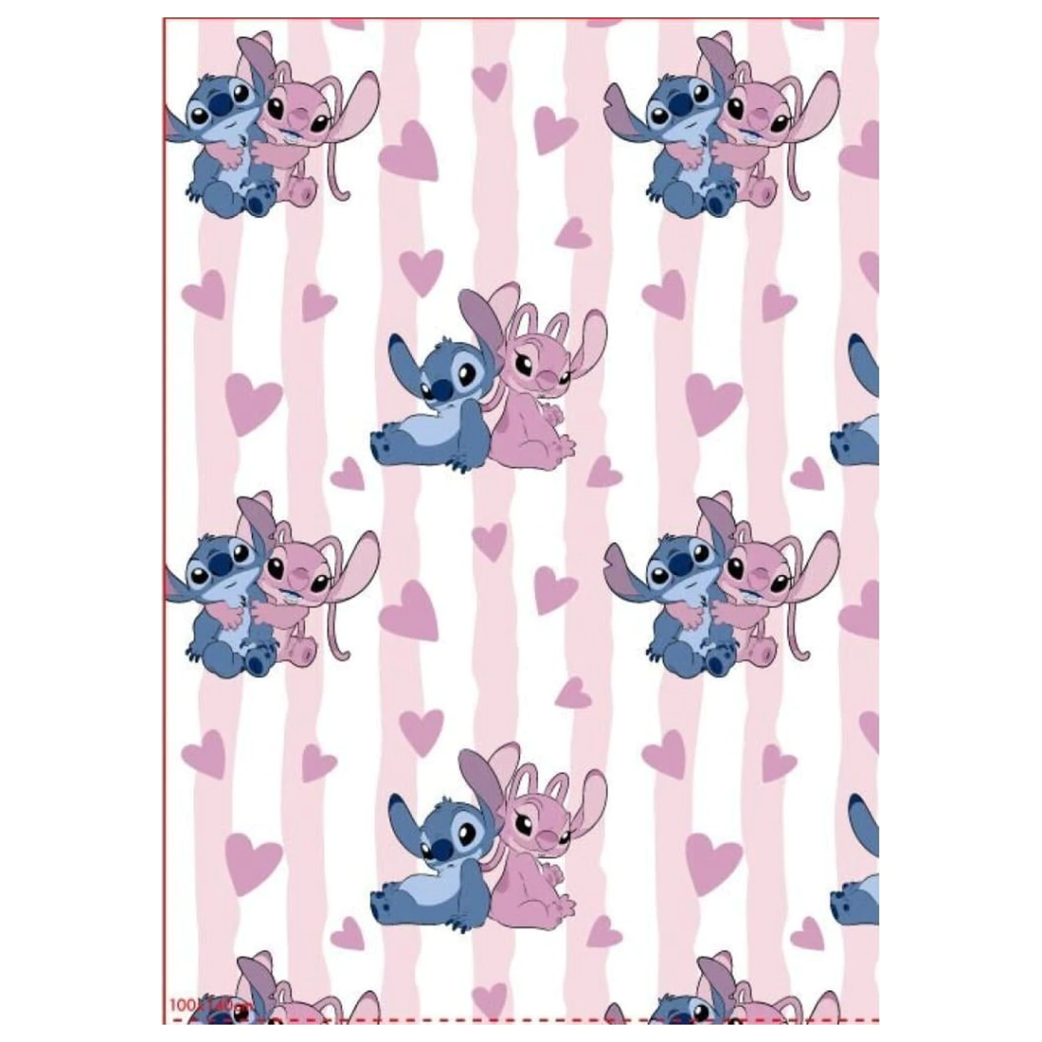 Lilo & Stitch Stitch & Angel Flanelowy Koc zdjęcie produktu