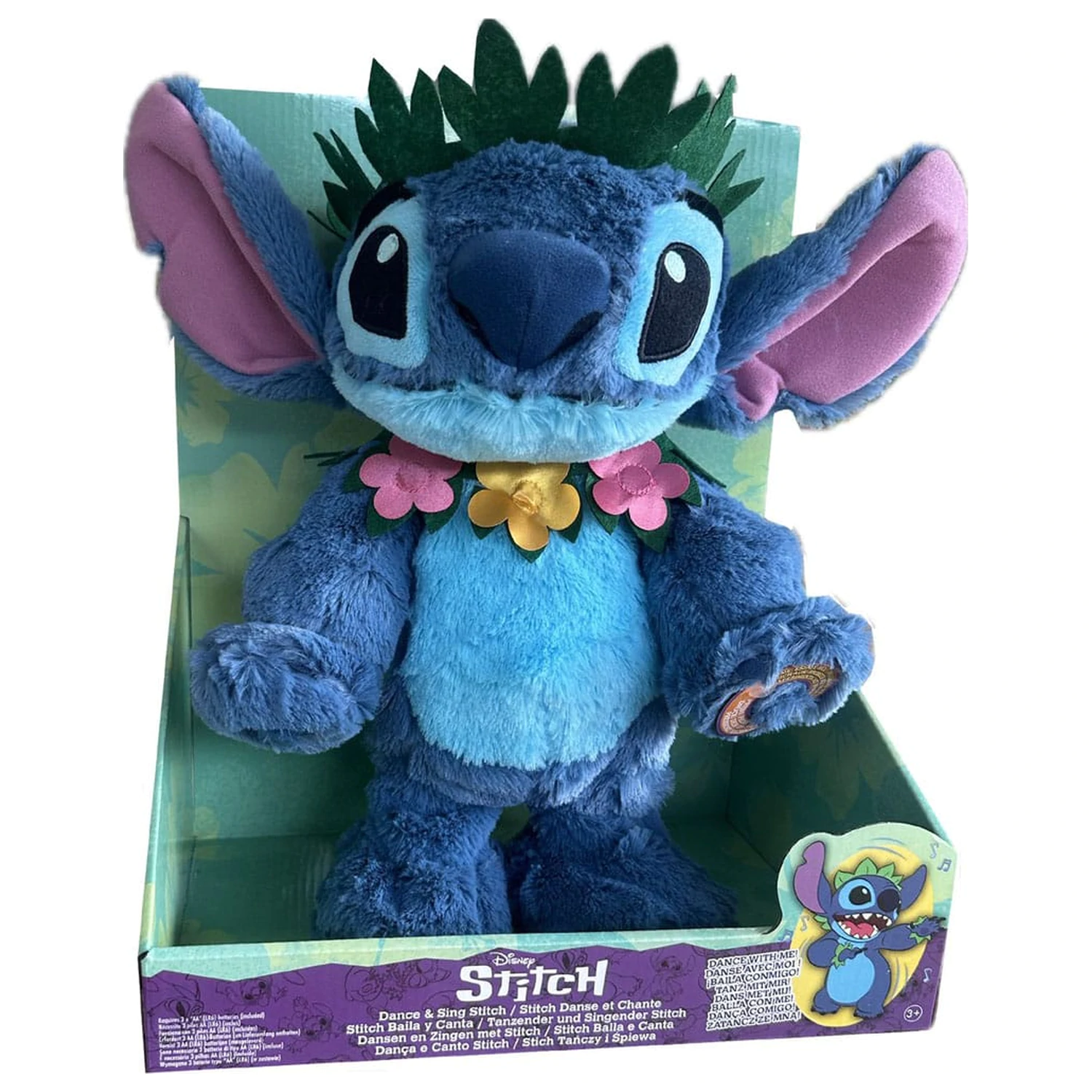 Lilo & Stitch pluszowa figurka z funkcją tańca i śpiewu Stitch 38 cm zdjęcie produktu