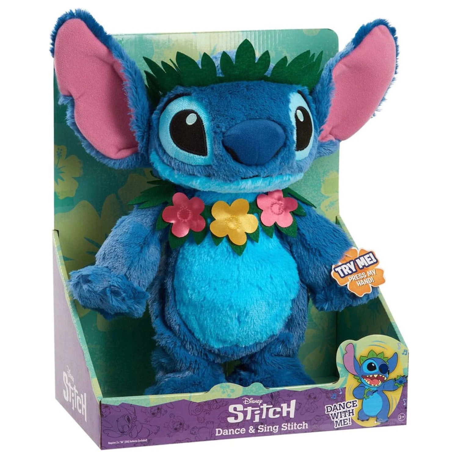 Lilo & Stitch pluszowa figurka z funkcją tańca i śpiewu Stitch 38 cm zdjęcie produktu