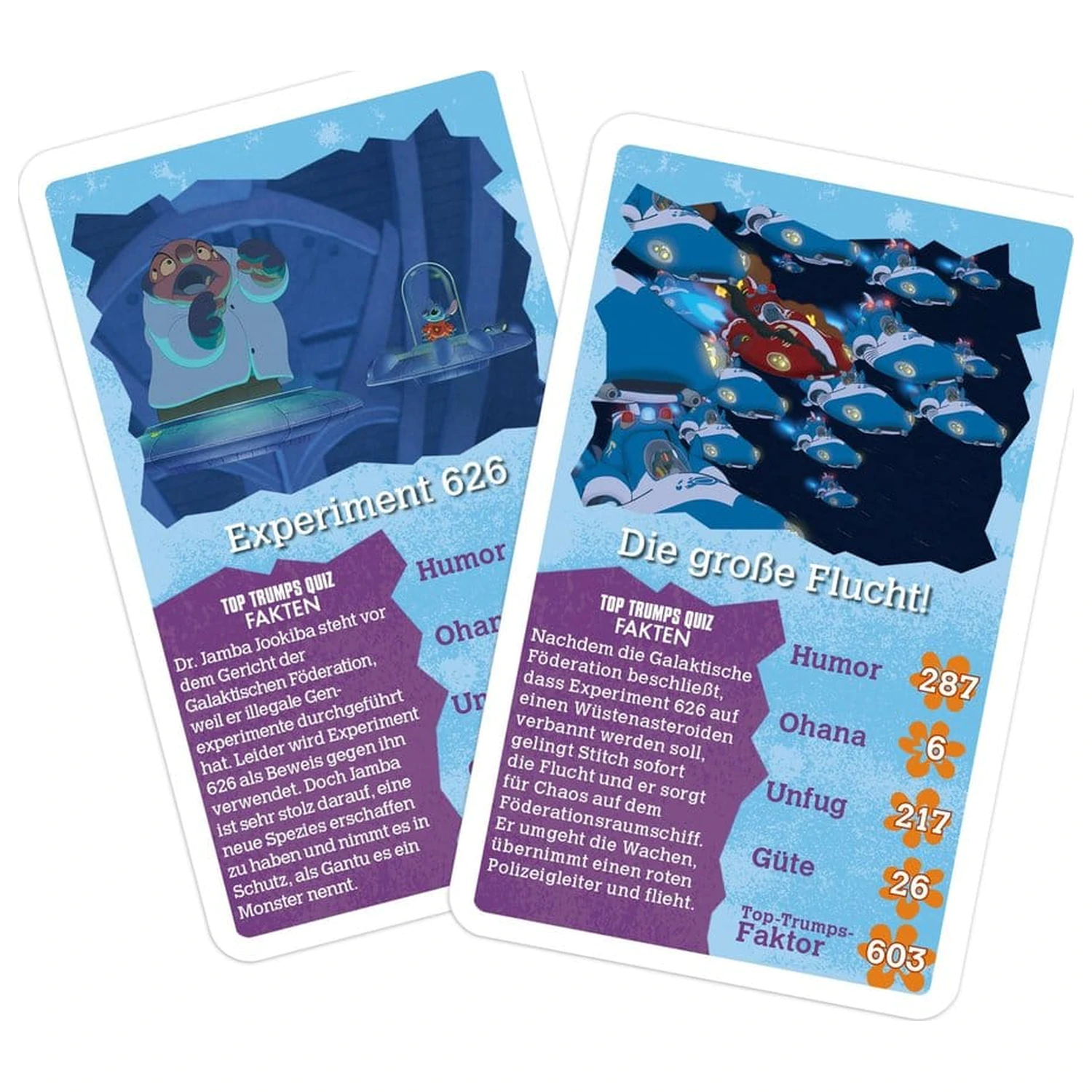 Lilo & Stitch Gra karciana Top Trumps *Wersja niemiecka* zdjęcie produktu