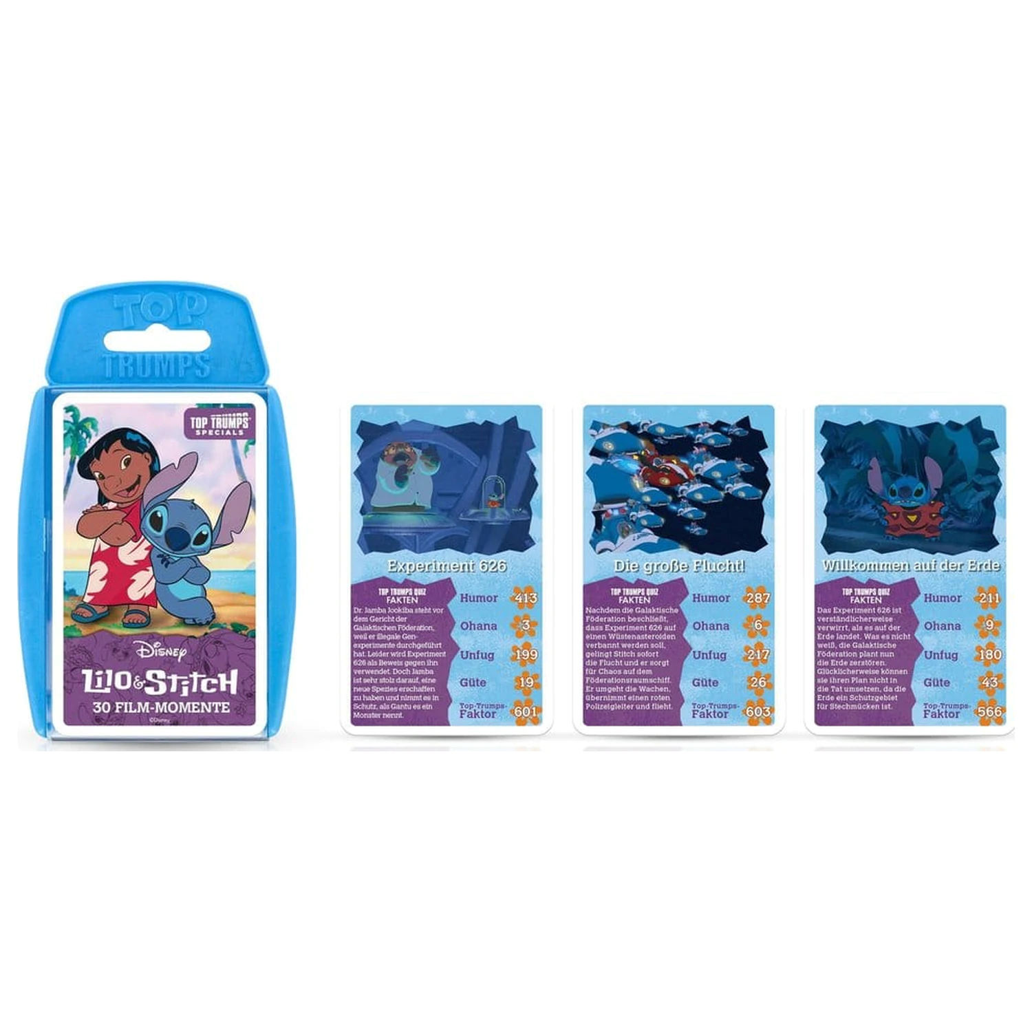 Lilo & Stitch Gra karciana Top Trumps *Wersja niemiecka* zdjęcie produktu