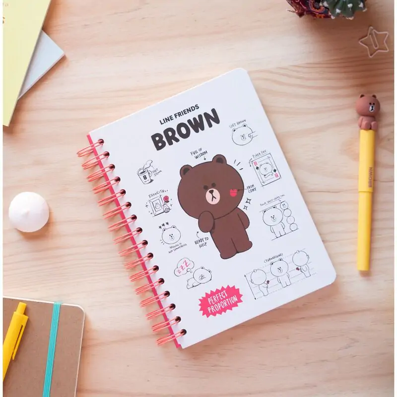 Notes Line Friends A5 zdjęcie produktu