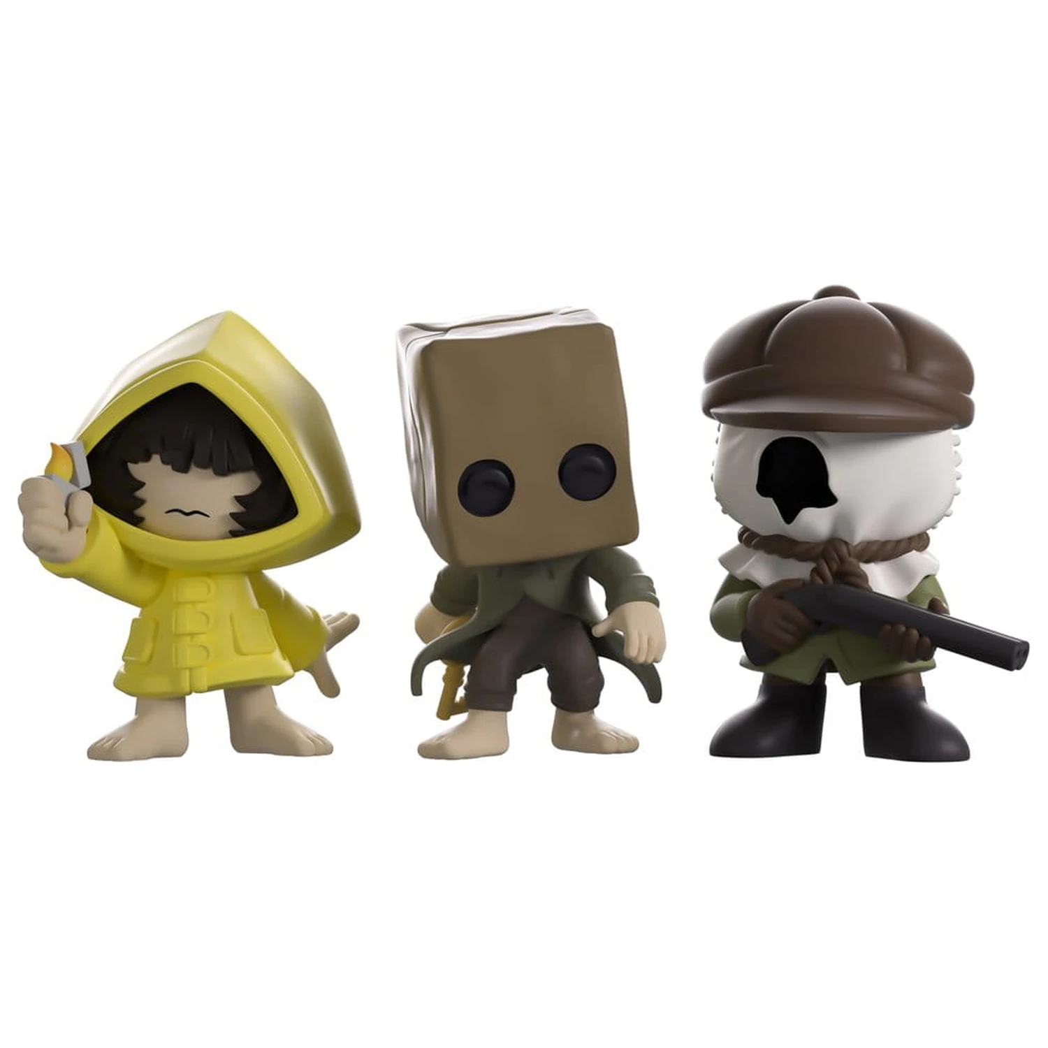 Little Nightmares II Minitooz 3-pak figurek Mono, Six & Hunter 7 cm zdjęcie produktu