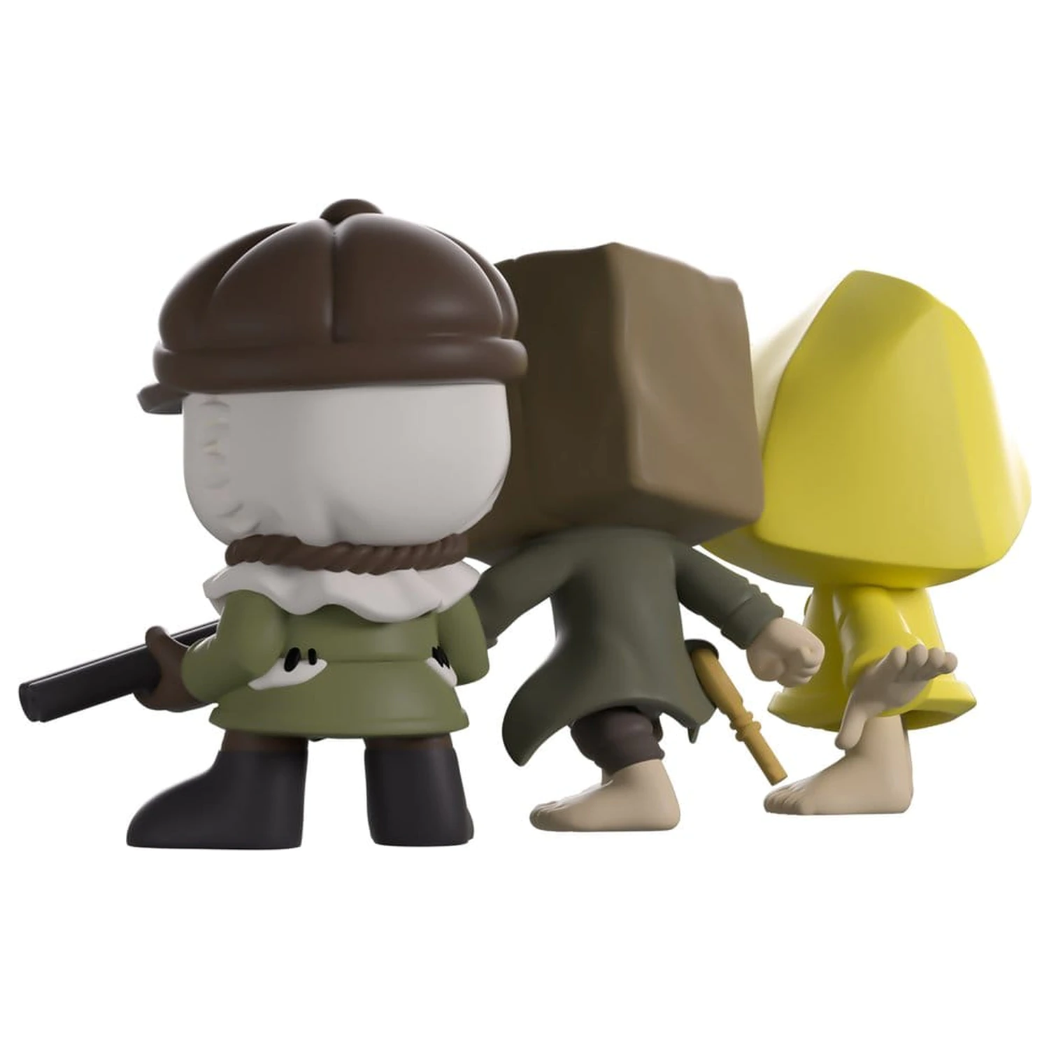 Little Nightmares II Minitooz 3-pak figurek Mono, Six & Hunter 7 cm zdjęcie produktu