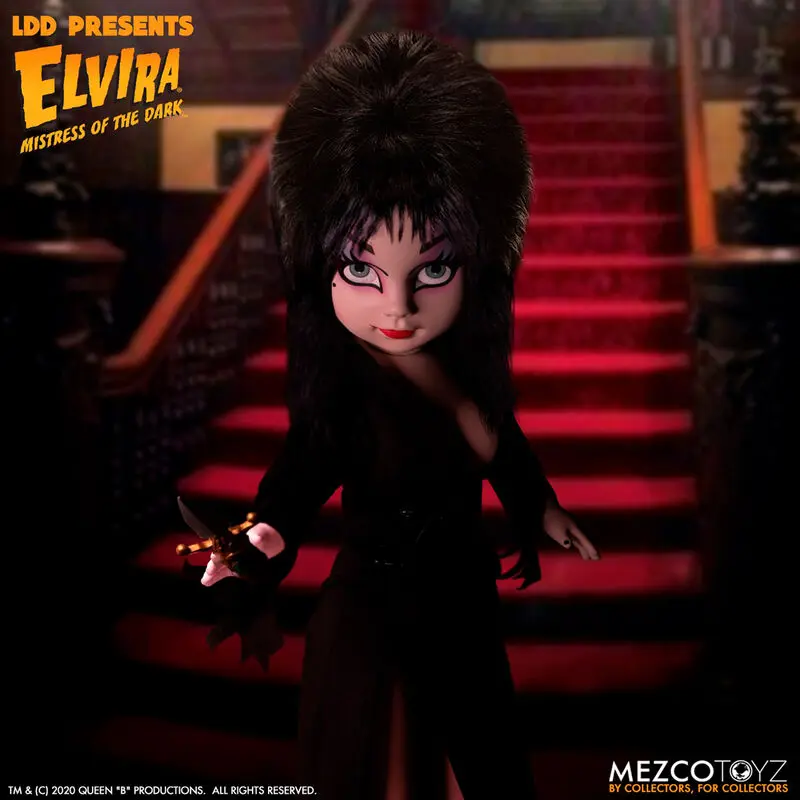 Elvira Mistress of the Dark Living Dead Dolls Lalka Elvira 25 cm zdjęcie produktu