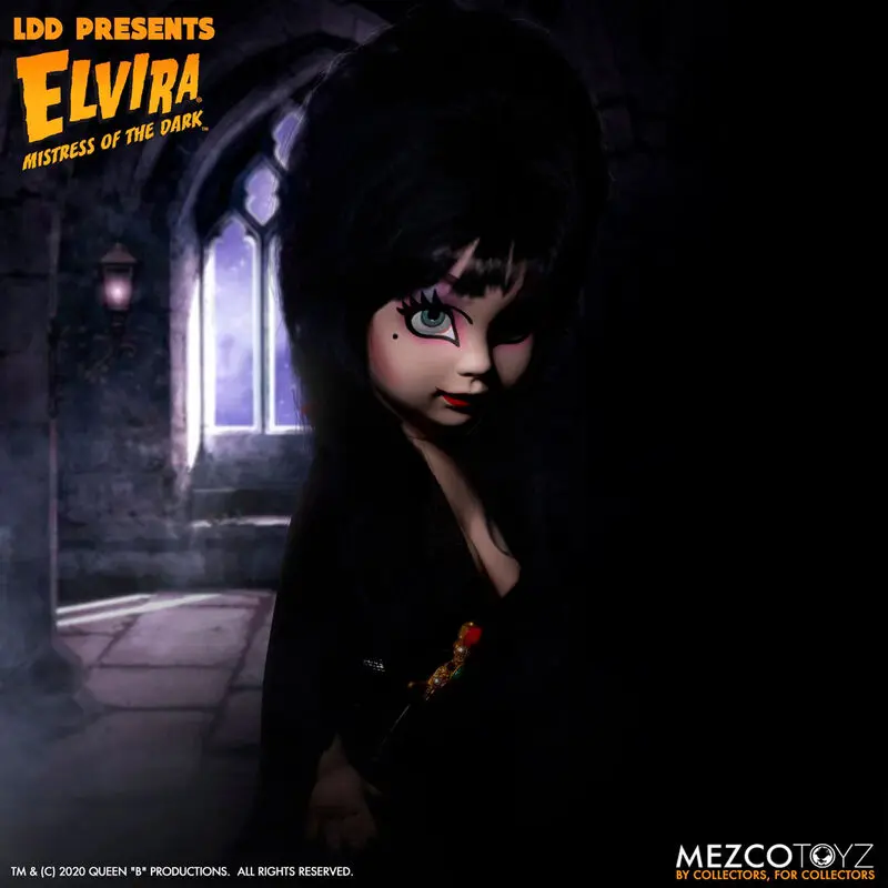 Elvira Mistress of the Dark Living Dead Dolls Lalka Elvira 25 cm zdjęcie produktu