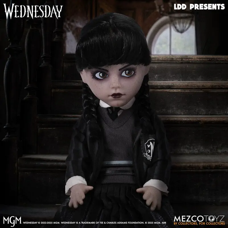 Living Dolls Wednesday Uniform lalka 25,5 cm zdjęcie produktu