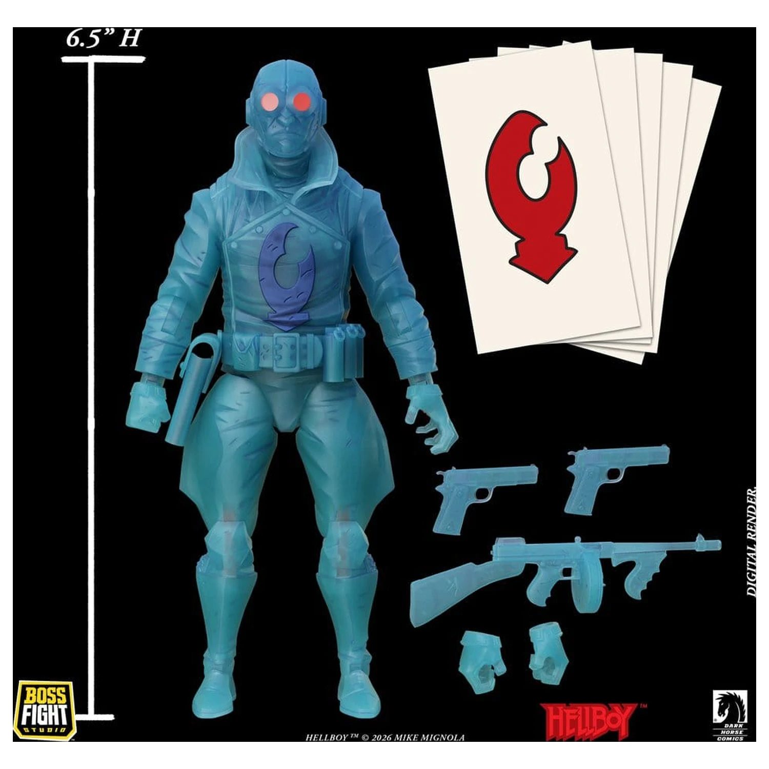 Lobster Johnson 1/12 figurka The Ghost of Lobster Johnson (Edycja limitowana) 17 cm zdjęcie produktu