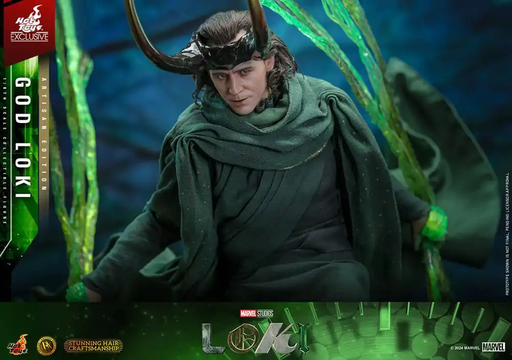 Loki DX Figurka akcji 1/6 God Loki Artisan Edition Hot Toys Exclusive 31 cm zdjęcie produktu