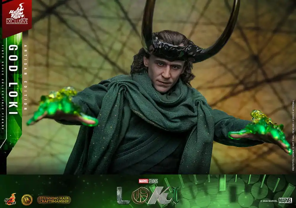 Loki DX Figurka akcji 1/6 God Loki Artisan Edition Hot Toys Exclusive 31 cm zdjęcie produktu