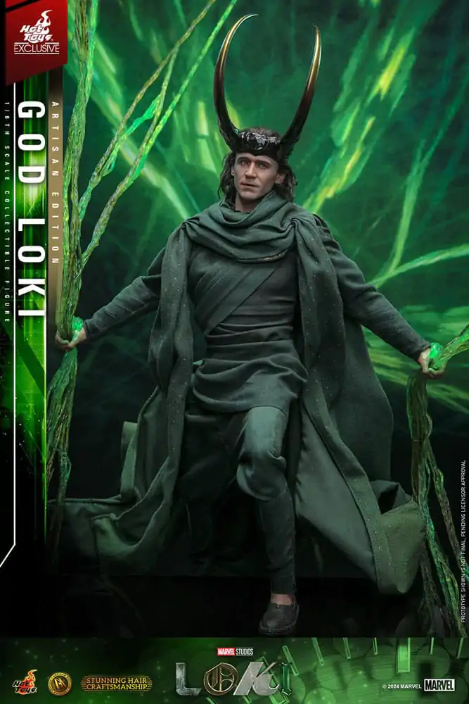 Loki DX Figurka akcji 1/6 God Loki Artisan Edition Hot Toys Exclusive 31 cm zdjęcie produktu