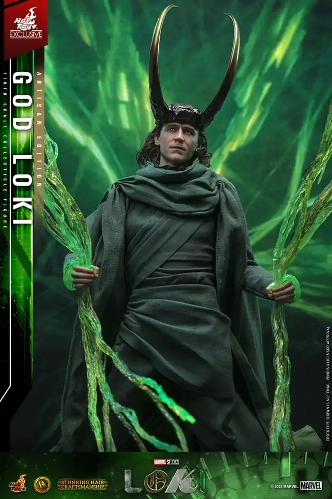 Loki DX Figurka akcji 1/6 God Loki Artisan Edition Hot Toys Exclusive 31 cm zdjęcie produktu