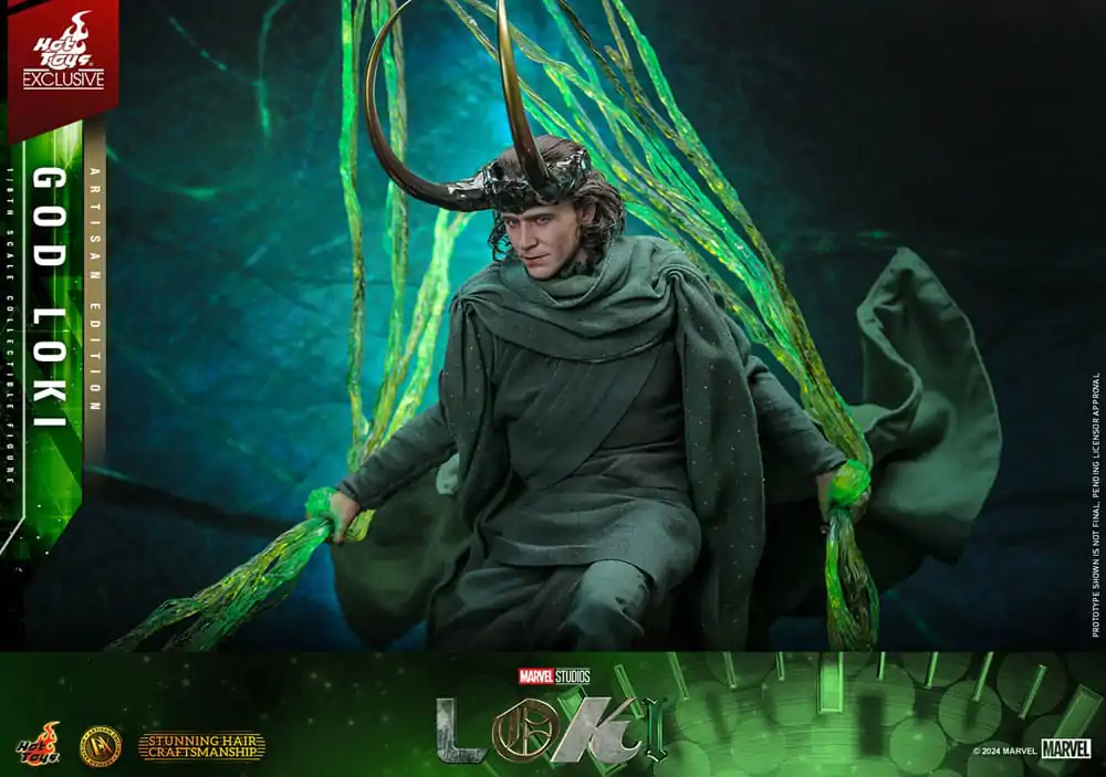 Loki DX Figurka akcji 1/6 God Loki Artisan Edition Hot Toys Exclusive 31 cm zdjęcie produktu