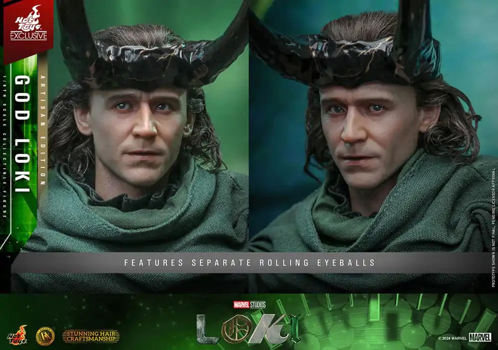 Loki DX Figurka akcji 1/6 God Loki Artisan Edition Hot Toys Exclusive 31 cm zdjęcie produktu