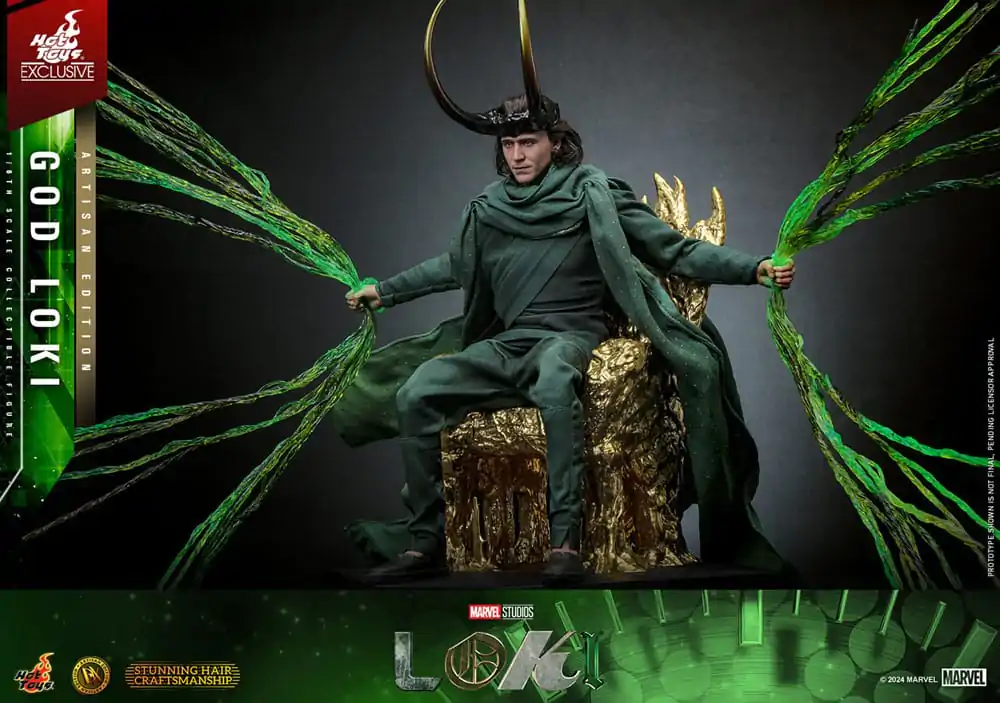 Loki DX Figurka akcji 1/6 God Loki Artisan Edition Hot Toys Exclusive 31 cm zdjęcie produktu