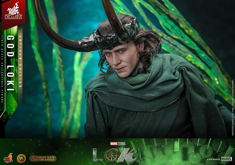 Loki DX Figurka akcji 1/6 God Loki Artisan Edition Hot Toys Exclusive 31 cm zdjęcie produktu