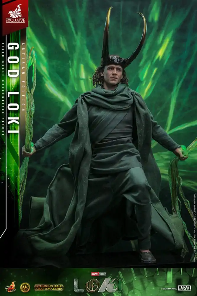 Loki DX Figurka akcji 1/6 God Loki Artisan Edition Hot Toys Exclusive 31 cm zdjęcie produktu