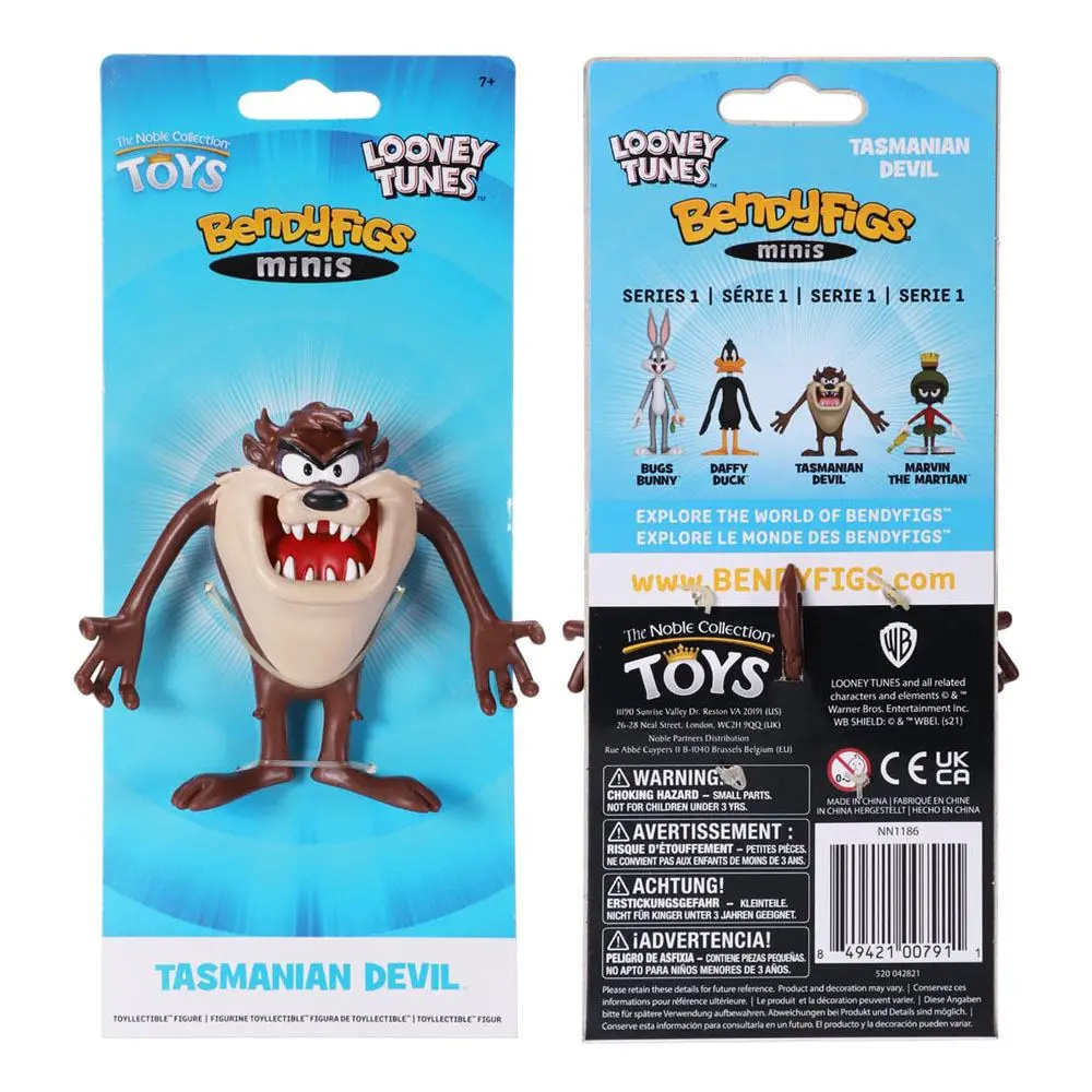 Elastyczna figurka Looney Tunes Bendyfigs Taz Tasmanian Devil 9 cm zdjęcie produktu