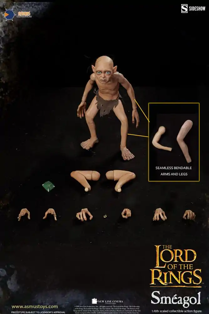 Figurka akcji Władca Pierścieni 1/6 Sméagol 20 cm zdjęcie produktu