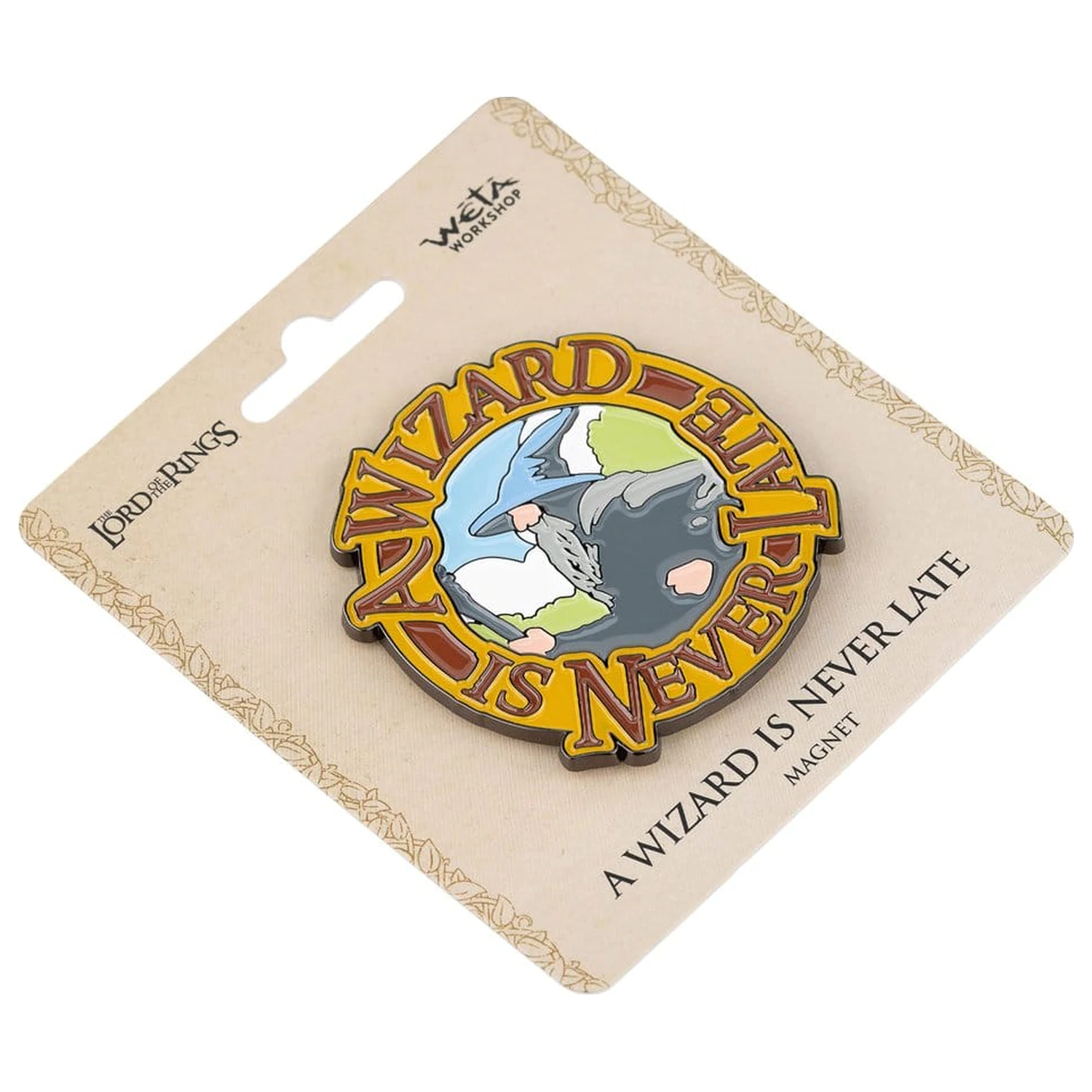 Lord of the Rings Magnes A Wizard Is Never Late (Emaliowany) 7 cm zdjęcie produktu