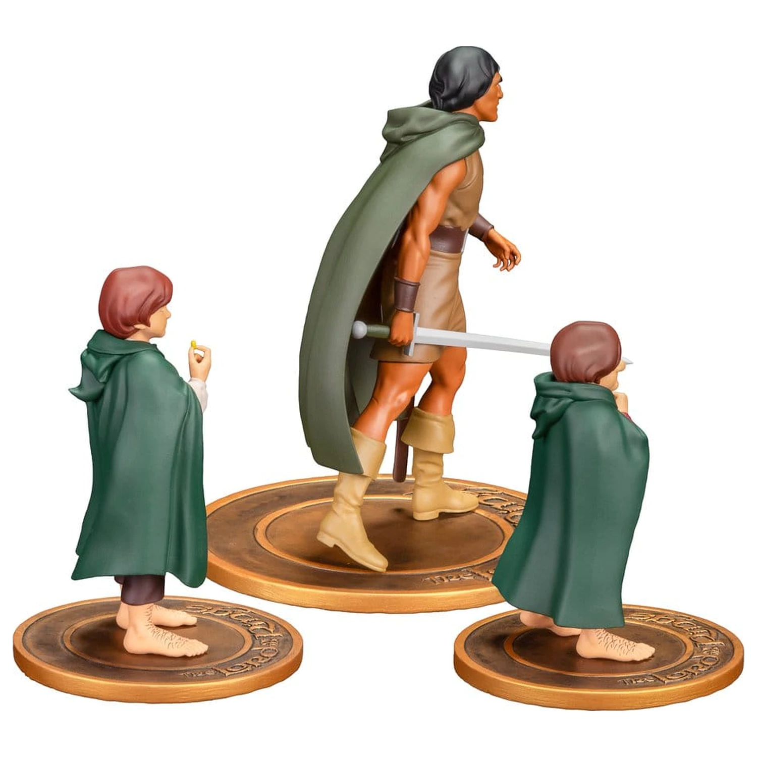 Lord of the Rings Animated Film figurki PVC 3-pak: Frodo, Aragorn i Samwise zdjęcie produktu