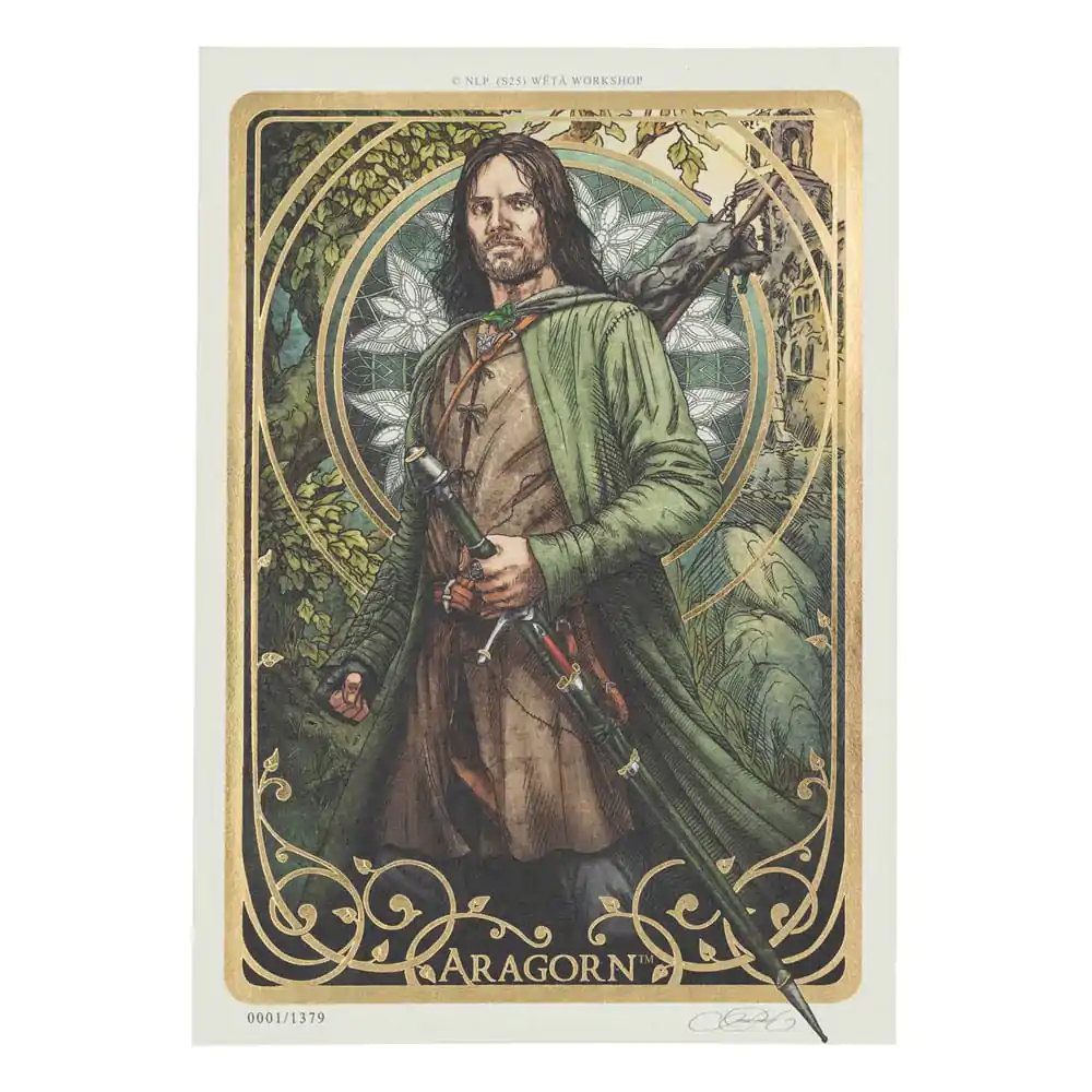 Lord of the Rings Art Print Karta Artystyczna Aragorn 14 x 21 cm Edycja Limitowana zdjęcie produktu