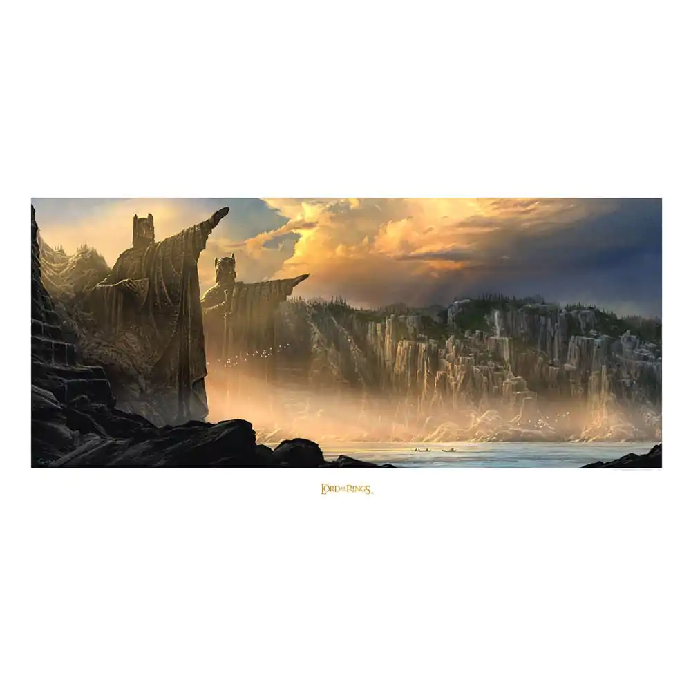 Lord of the Rings Art Print The Argonath - Pillars of the Kings 59 x 30 cm zdjęcie produktu