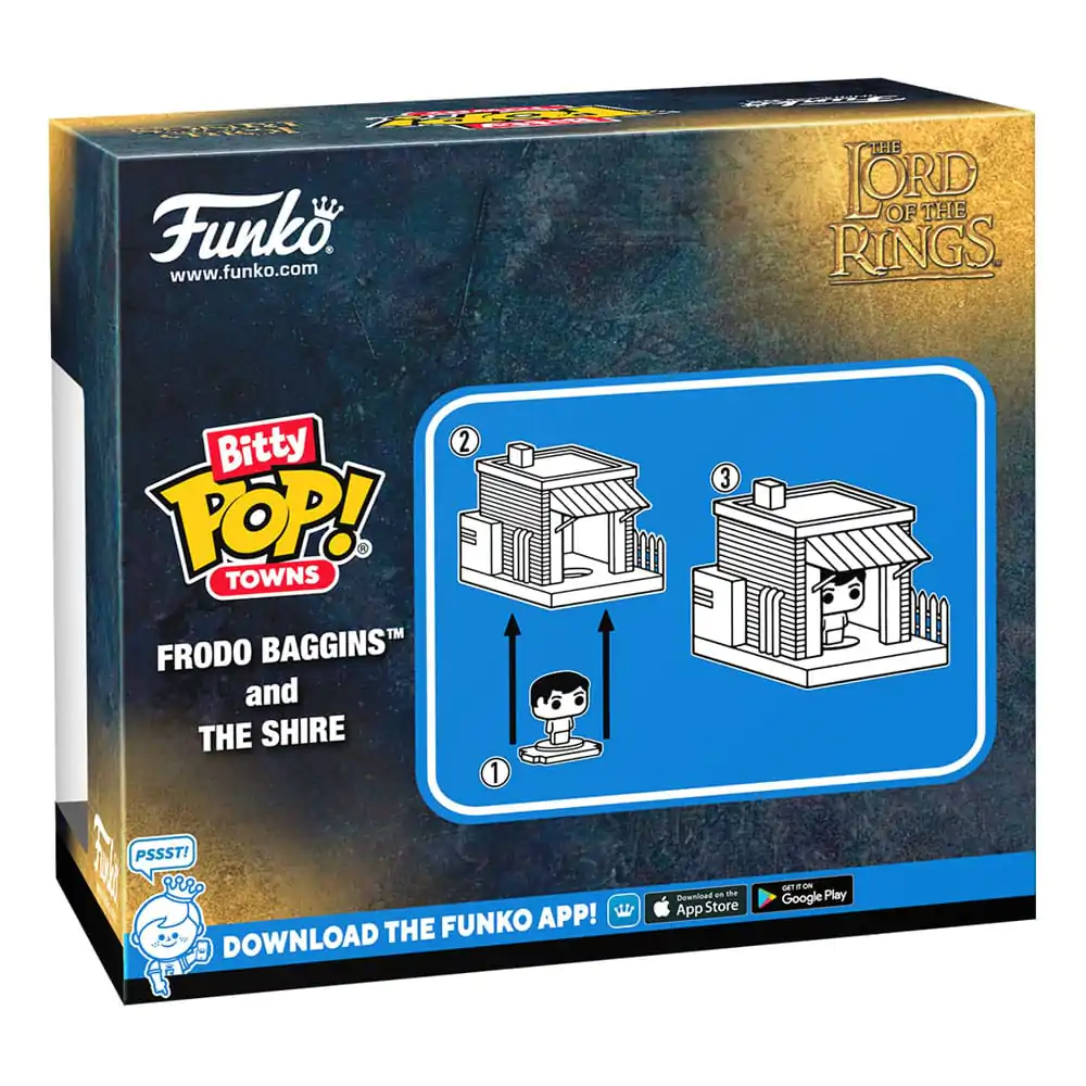 Władca Pierścieni Bitty Funko POP! Town Figurka Vinyl Frodo w Shire zdjęcie produktu