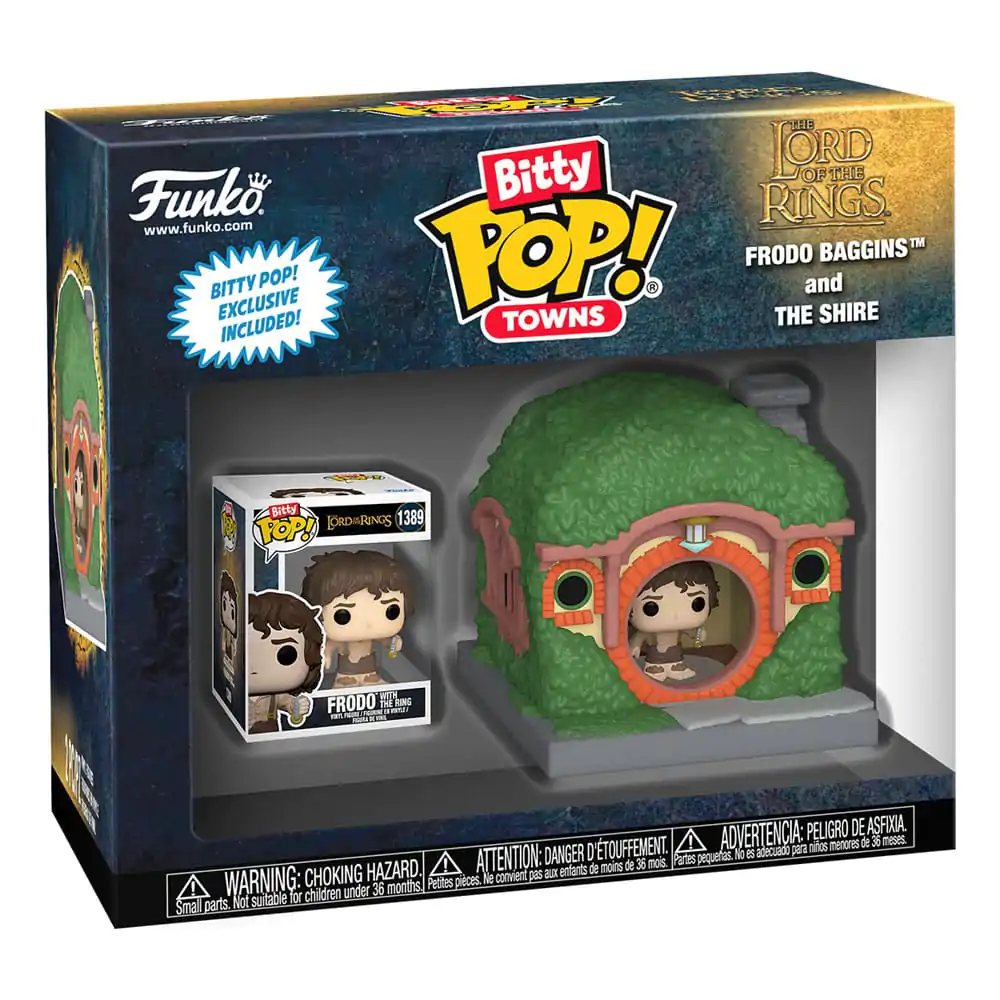 Władca Pierścieni Bitty Funko POP! Town Figurka Vinyl Frodo w Shire zdjęcie produktu