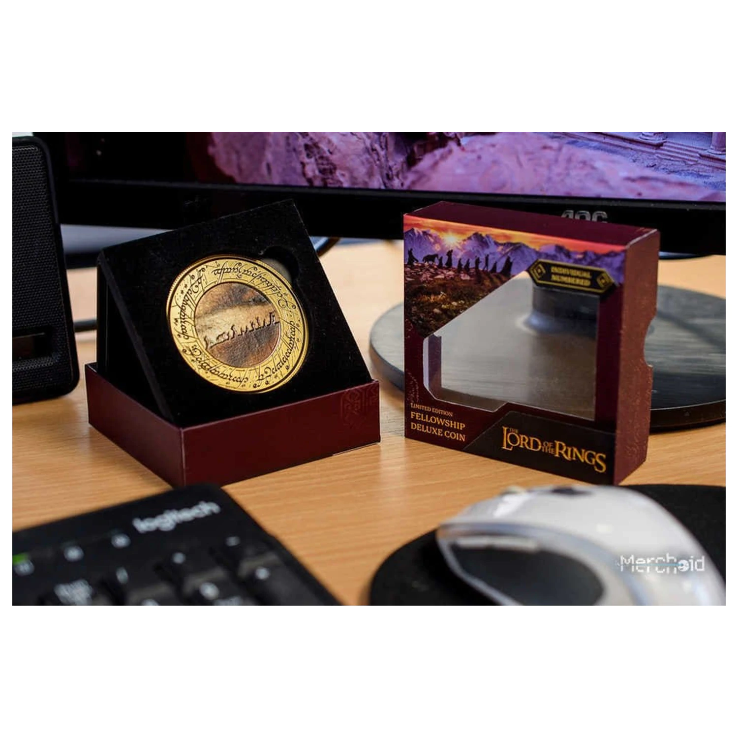 Moneta Lord of the Rings ze stojakiem Display The Fellowship zdjęcie produktu