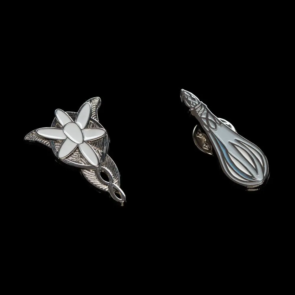 Lord of the Rings Collectors Pins 2-Pack Evenstar &amp; Fiolka Galadrieli zdjęcie produktu