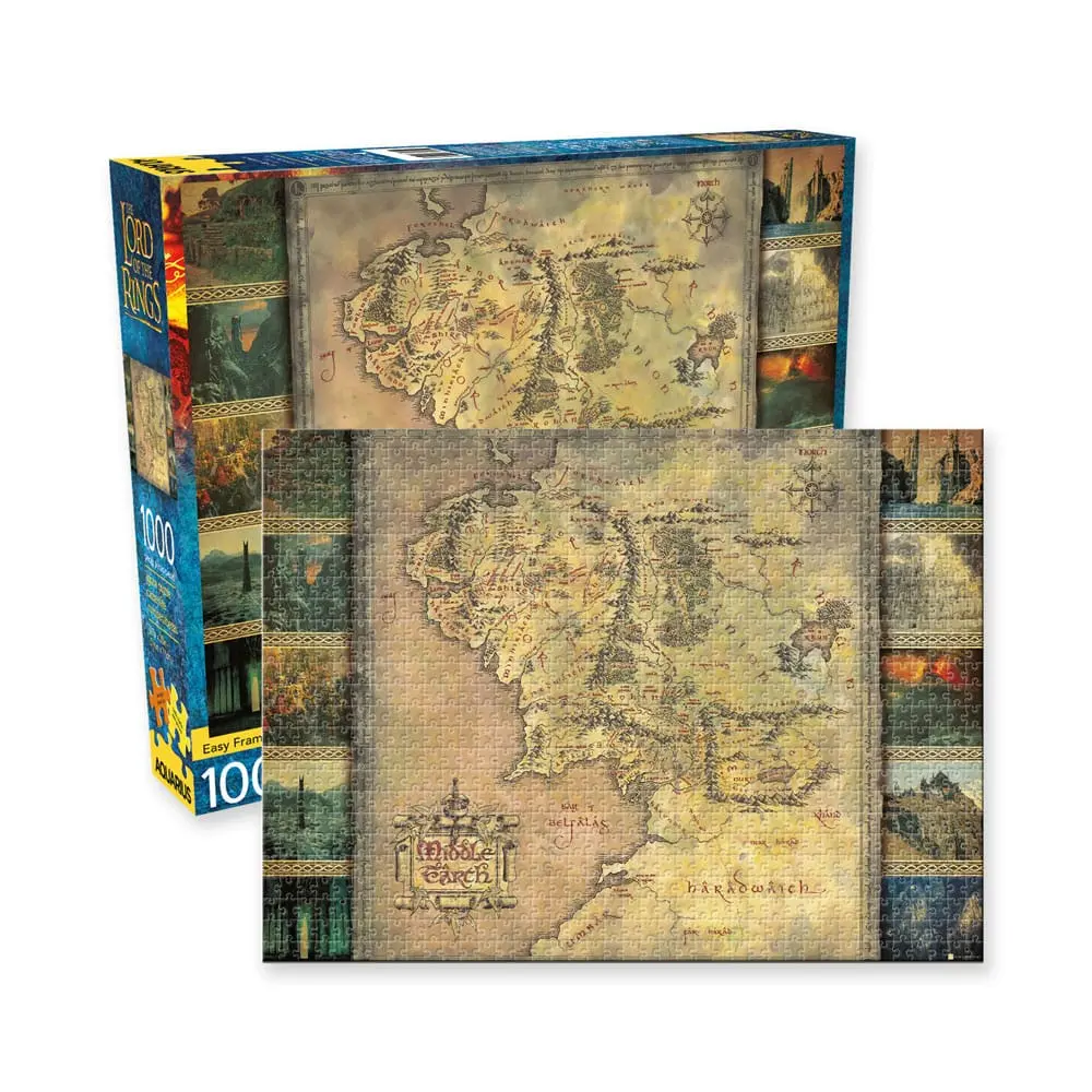 Lord of the Rings Puzzle Mapa (1000 elementów) zdjęcie produktu