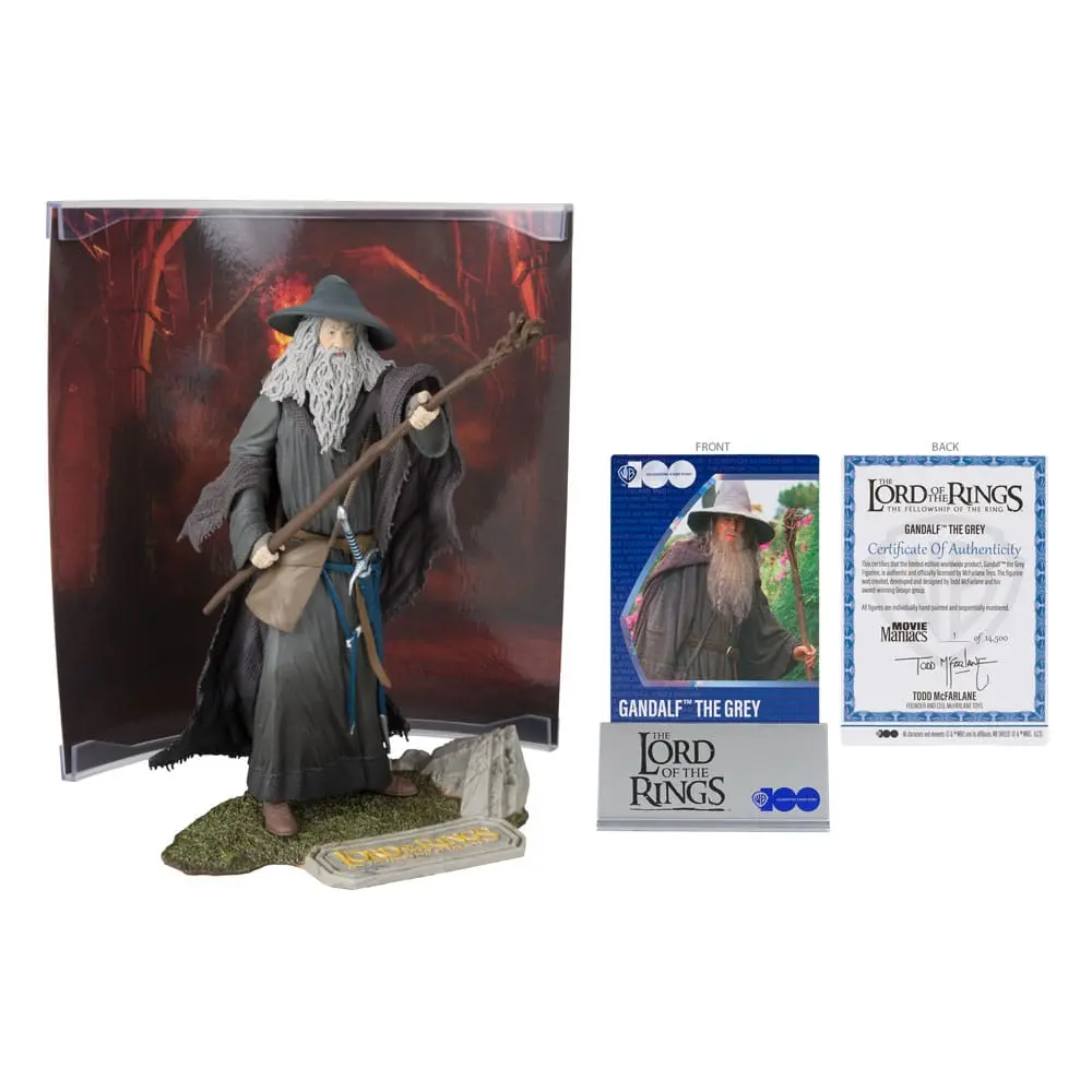 Lord of the Rings Movie Maniacs figurka akcji Gandalf 18 cm zdjęcie produktu