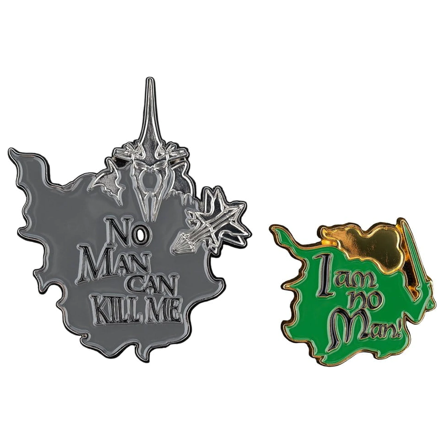 Lord of the Rings Collectors Pins 2-Pack No Man can Kill Me & I Am No Man! 7 cm zdjęcie produktu