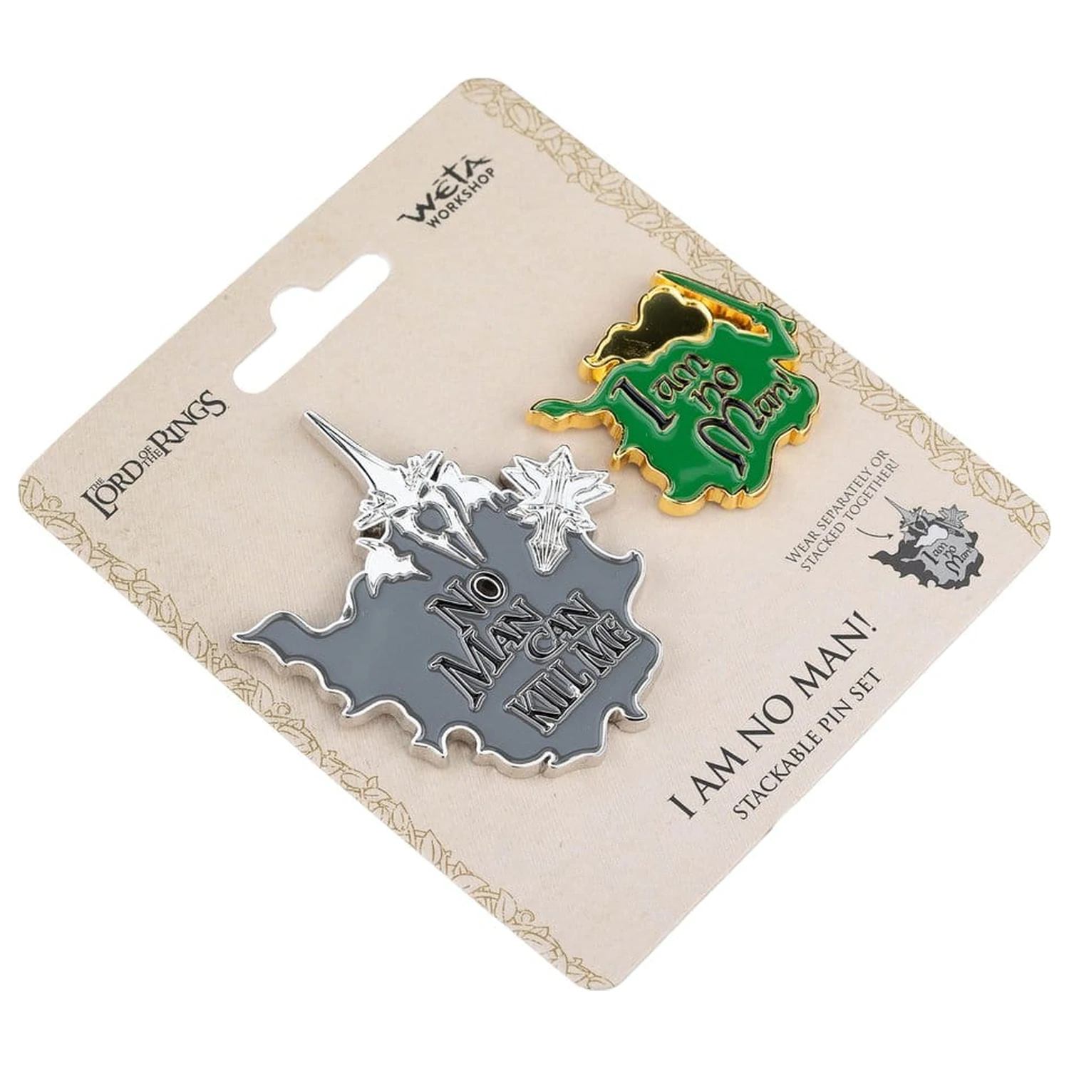 Lord of the Rings Collectors Pins 2-Pack No Man can Kill Me & I Am No Man! 7 cm zdjęcie produktu