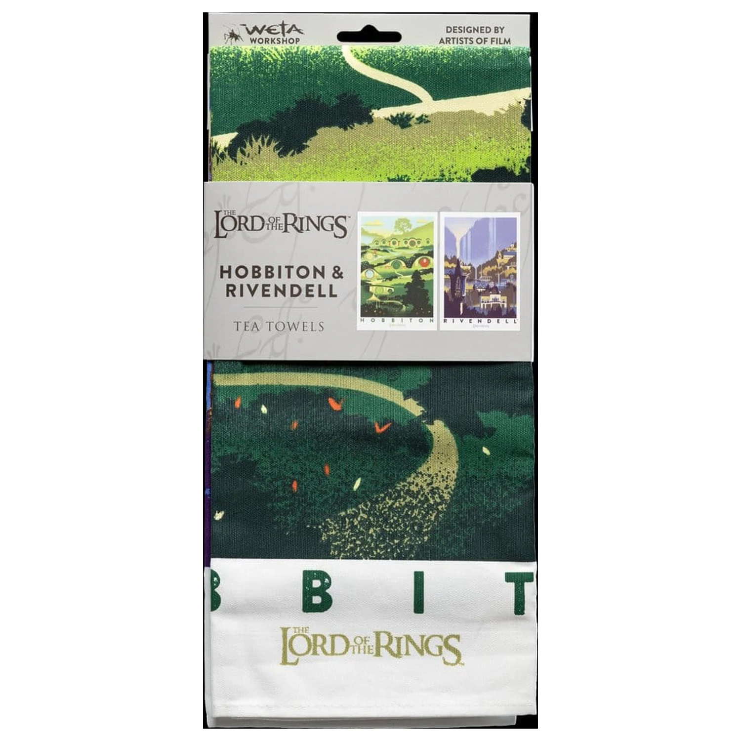 Lord of the Rings Zestaw 2 ściereczek Rivendell & Hobbiton 70 cm zdjęcie produktu