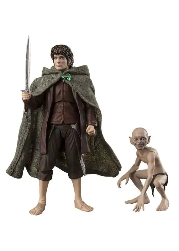 Lord of the Rings S.H. Figuarts Figurki Akcji Frodo Baggins & Gollum zdjęcie produktu